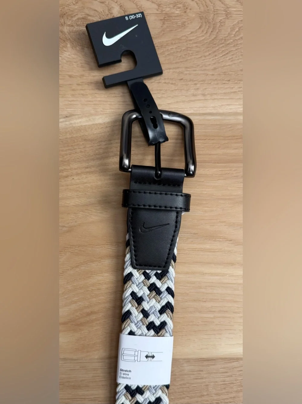 Nike Men's Stretch Woven / Braided Golf Belt - PS5045911A - Size S (30-32) - NWT